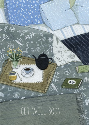 In Bed (Yelena Bryksenkova) by Red Cap Cards