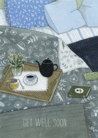 In Bed (Yelena Bryksenkova) - Greeting Card by Red Cap Cards