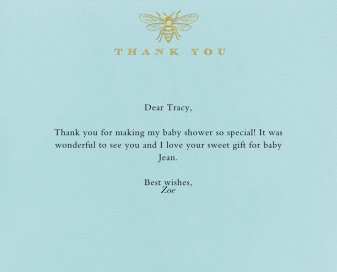 Bee Thank You by Paperless Post