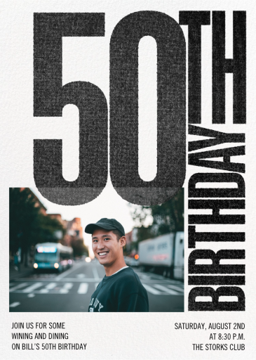 Biggie Photo - Birthday Invitation by Paperless Post