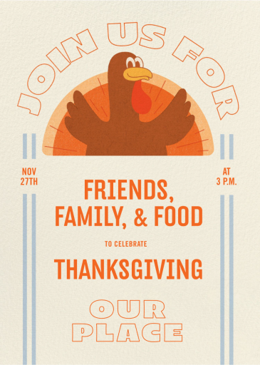 Turkey Gobble - Invitation by Paperless Post
