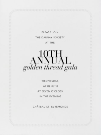 Leaf Inner Bevel Border - Gala Invitation by Paperless Post