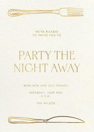 Table for Two - Party Invitation by Paperless Post