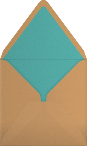 Modern Elephant - Petit Collage Envelope