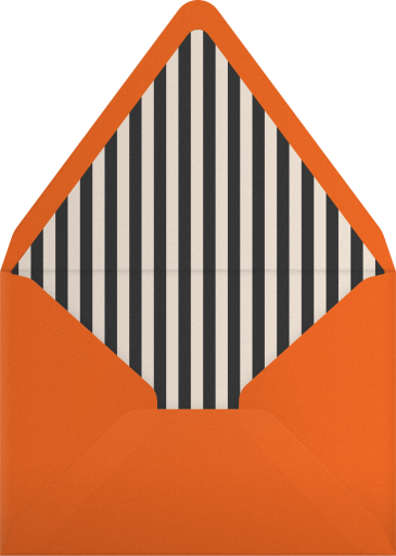 Cute Halloween Bunting Invitation Envelope
