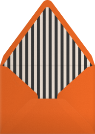 Cute Halloween Bunting Invitation Envelope