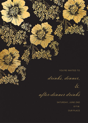 Falling Poppies II by Oscar de la Renta