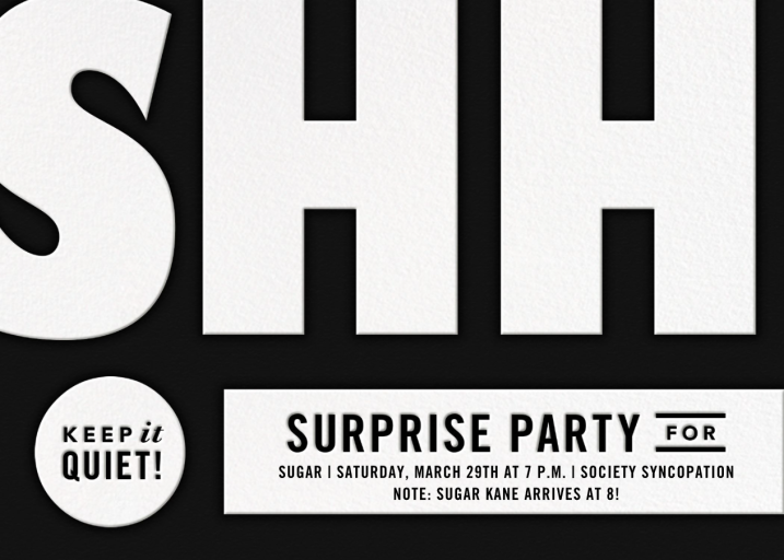 The Loudest Whisper - Invitation by Paperless Post