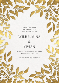 Golden Forest - Save the Date by Paperless Post