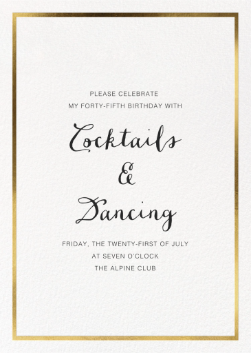 Idylle - Birthday Invitation by Paperless Post