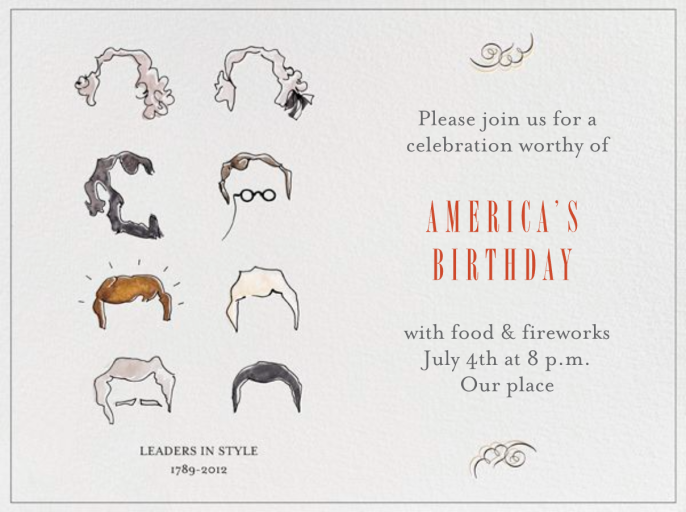 Presidential Hair - Election Invitation by Paperless Post