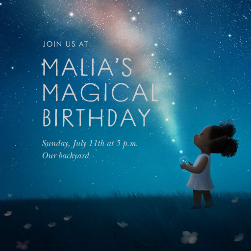 Magic Moment - Invitation by Vashti Harrison