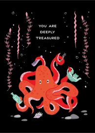 Eight Is Enough - Love and Romance Card by Party of One