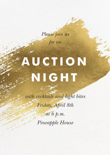 Modern Brushstroke by Paperless Post