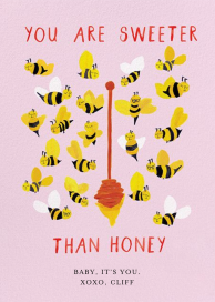 The Bee's Knees - Valentine's Day Card by Mr. Boddington's Studio