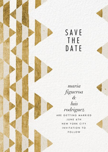 Tilt - Save the Date by Kelly Wearstler