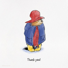 Presenting Paddington (Greeting) - Thank You Card by Paddington Bear