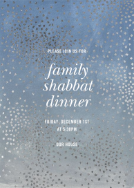Fetti - Shabbat Invitation by Kelly Wearstler