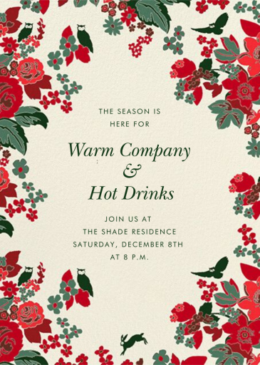 Floral Intarsia - Invitation by kate spade new york
