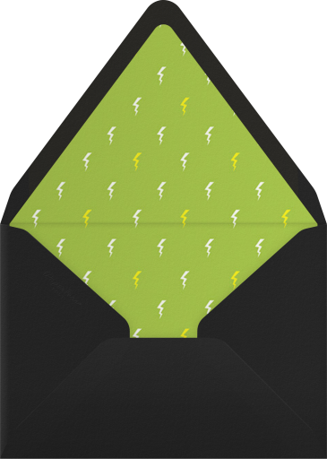 Cute Monster Face Invitation Envelope