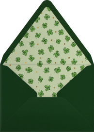 Clovers and Cocktails - Paperless Post Envelope
