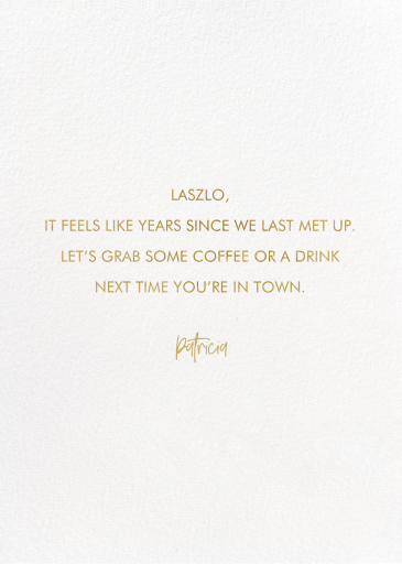 Hydrangea Bouquet - Thinking of You Card by 2021 Co. - Back