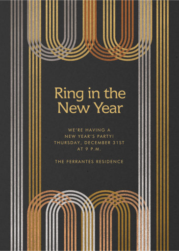 Swoop - New Year's Eve Invitation by Paperless Post