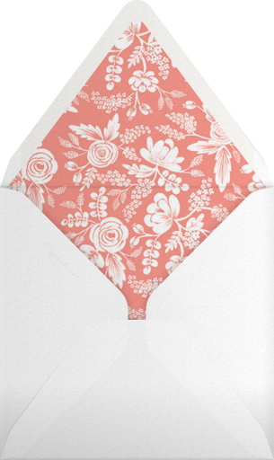 Heather and Lace (Save the Date) - Rifle Paper Co. Envelope