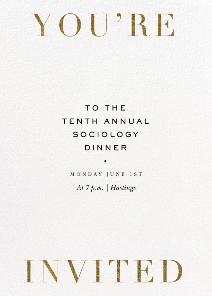 Endlong business dinner invitation send online instantly rsvp