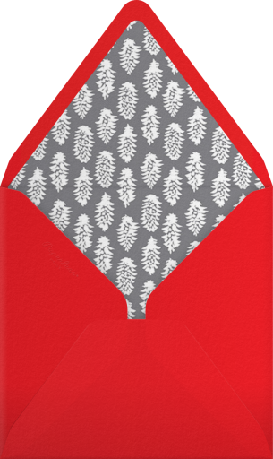 Cursive Holidays - Linda and Harriett Envelope