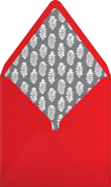 Cursive Holidays - Linda and Harriett Envelope