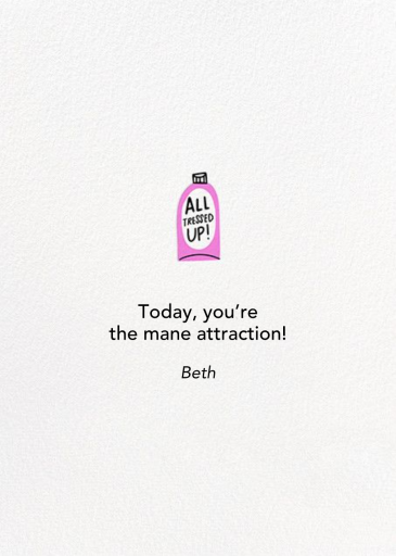 Blowout - Birthday Card by Hello!Lucky - Back