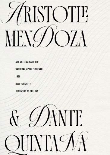 Embossed Paper by Paperless Post