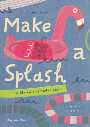 Flamingo Float by Maisy Summer