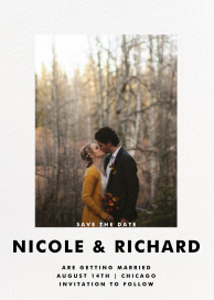 Wide Modern Border (Photo) - Save the Date by Paperless Post