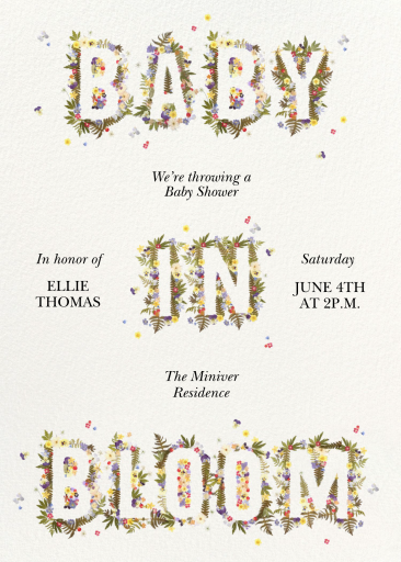 Blooming Buds - Baby Shower Invitation by Paperless Post