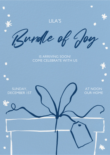 Joyful Gift - Baby Shower Invitation by Paperless Post