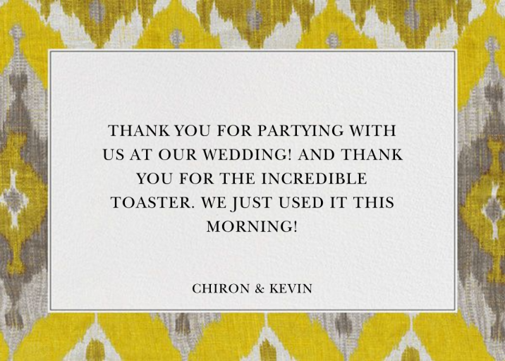 Silk Horizontal - Stationery by Oscar de la Renta