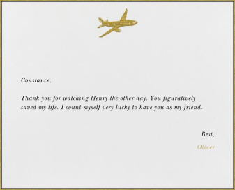 Jet Set - Stationery by Paperless Post