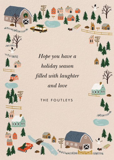 Holiday Tree Farm - Greeting Card by Rifle Paper Co.