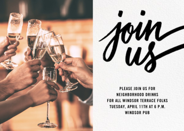 Horizontal Split Photo - Get-Together Invitation by Paperless Post