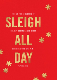 Sleigh All Day by Paperless Post