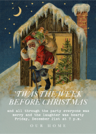 A Holiday Story - Holiday Party Invitation by John Derian