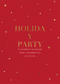 Sky Lights - Holiday Party Invitation by Sugar Paper