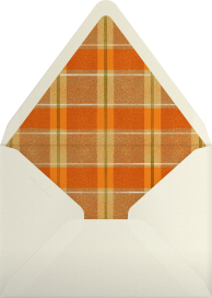 Fall Flannel - Paperless Post Envelope