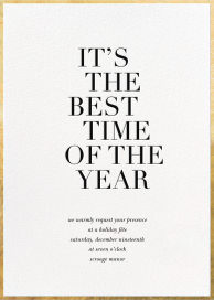 Best Time of the Year by Sugar Paper