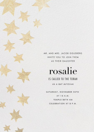 Lumina Cascade - Bar & Bat Mitzvah Invitation by Kelly Wearstler