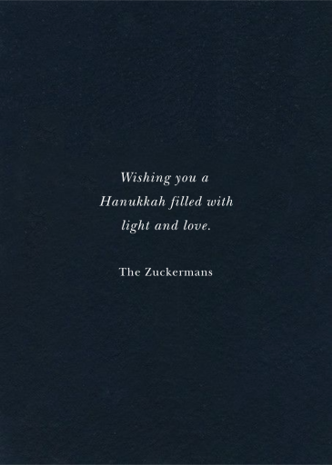 Hanukkah Gold (Yelena Bryksenkova) by Red Cap Cards - Back