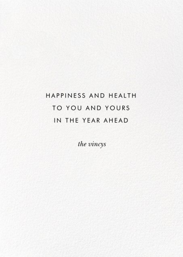 Joyful World - Holiday Card by Rifle Paper Co. - Back