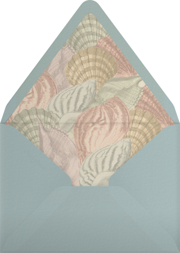 Sandy Seashells - Few & Fahr Studio Envelope